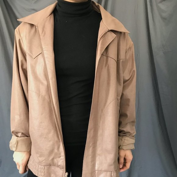 Vintage 1970s H bar C ranchwear jacket beige Med - Picture 7 of 12